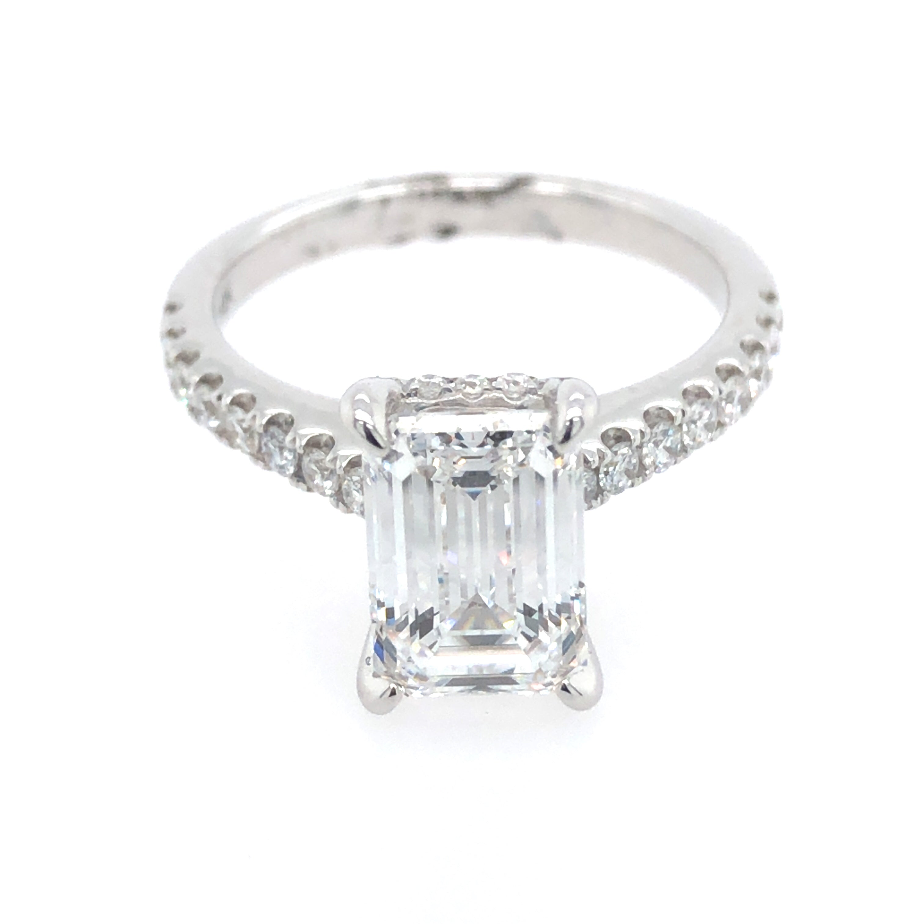 Halo Inspired New Born Engagement Ring - Diamond Engagement Rings - New Born Created