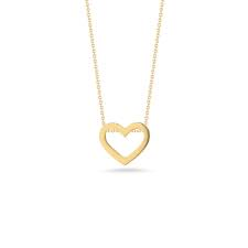 Heart Gold Necklace - Gold Necklaces