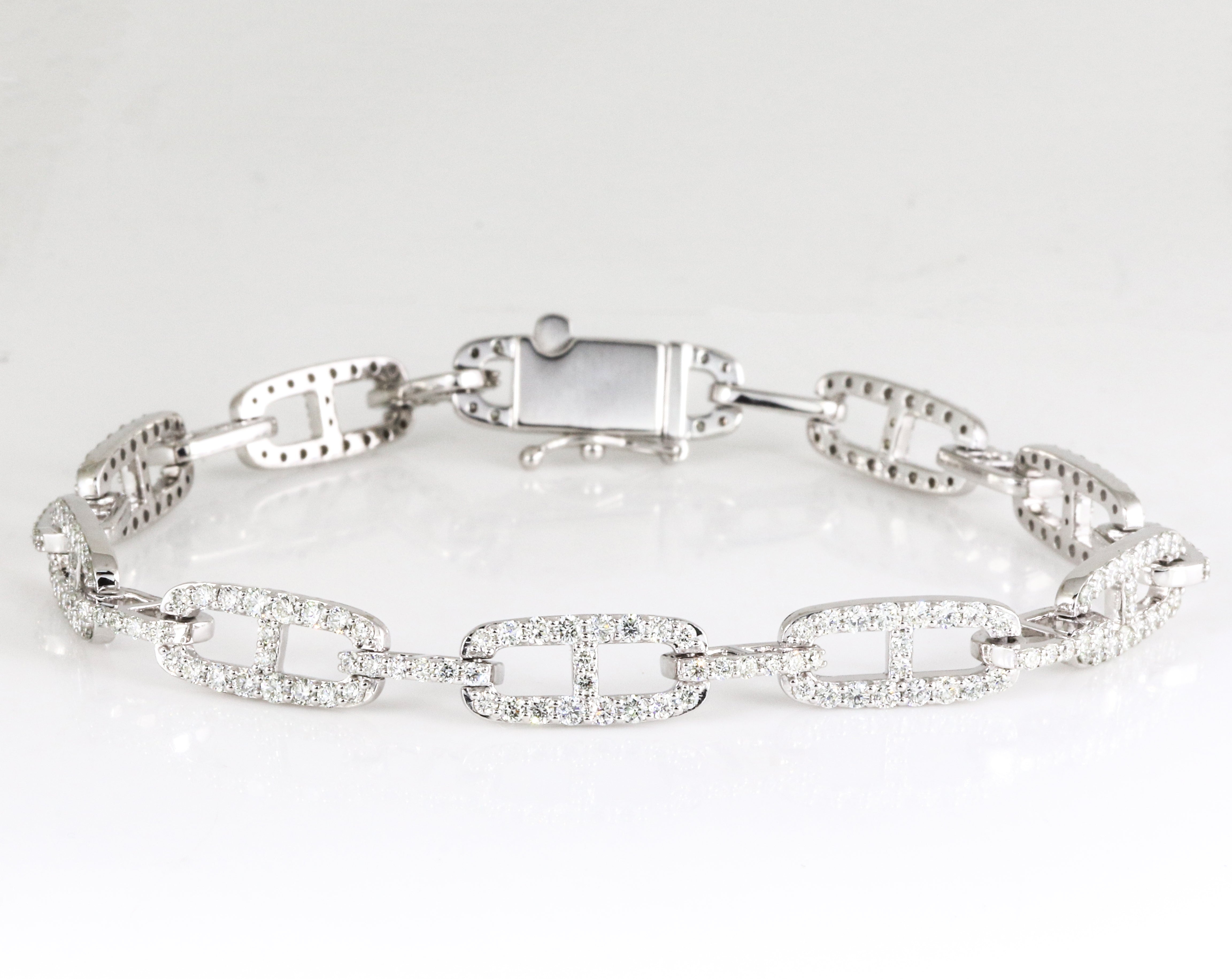 Link New Born Diamond Tennis Bracelet - Diamond Bracelets - New Born Created