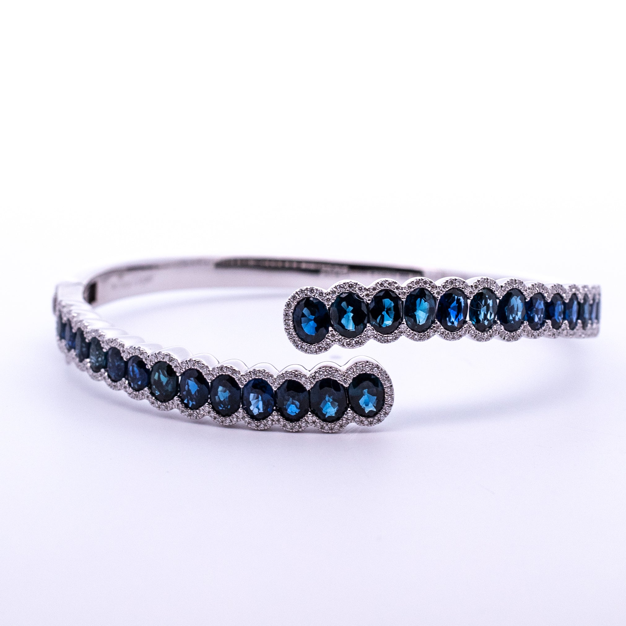 Bangle Diamonds Bracelet - Colored Stone Bracelets
