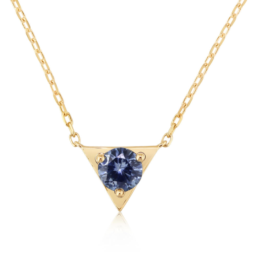 Inspired Sapphire Necklace - Colored Stone Necklace