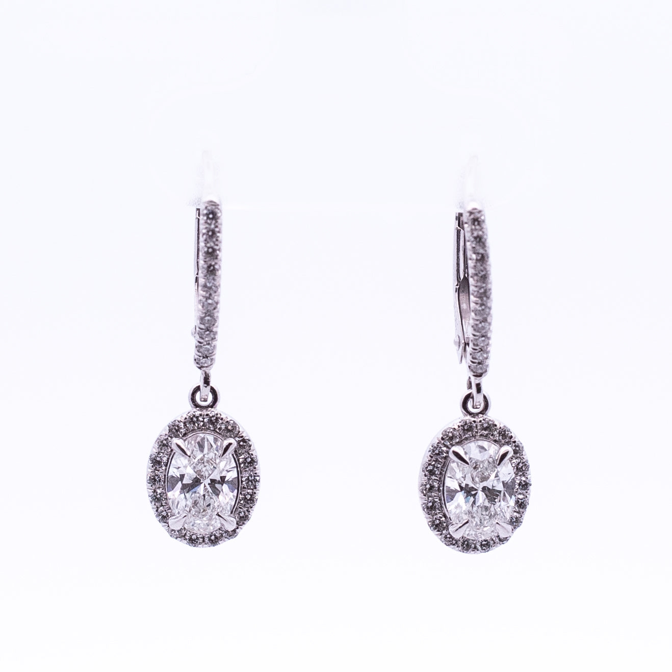 Dangle New Born Diamond Earrings - Diamond Earrings - New Born Created