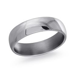 High Polish Men's Wedding Ring - Men's Wedding Rings