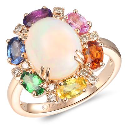 Inspired Opal Ring - Colored Stone Rings - Womens