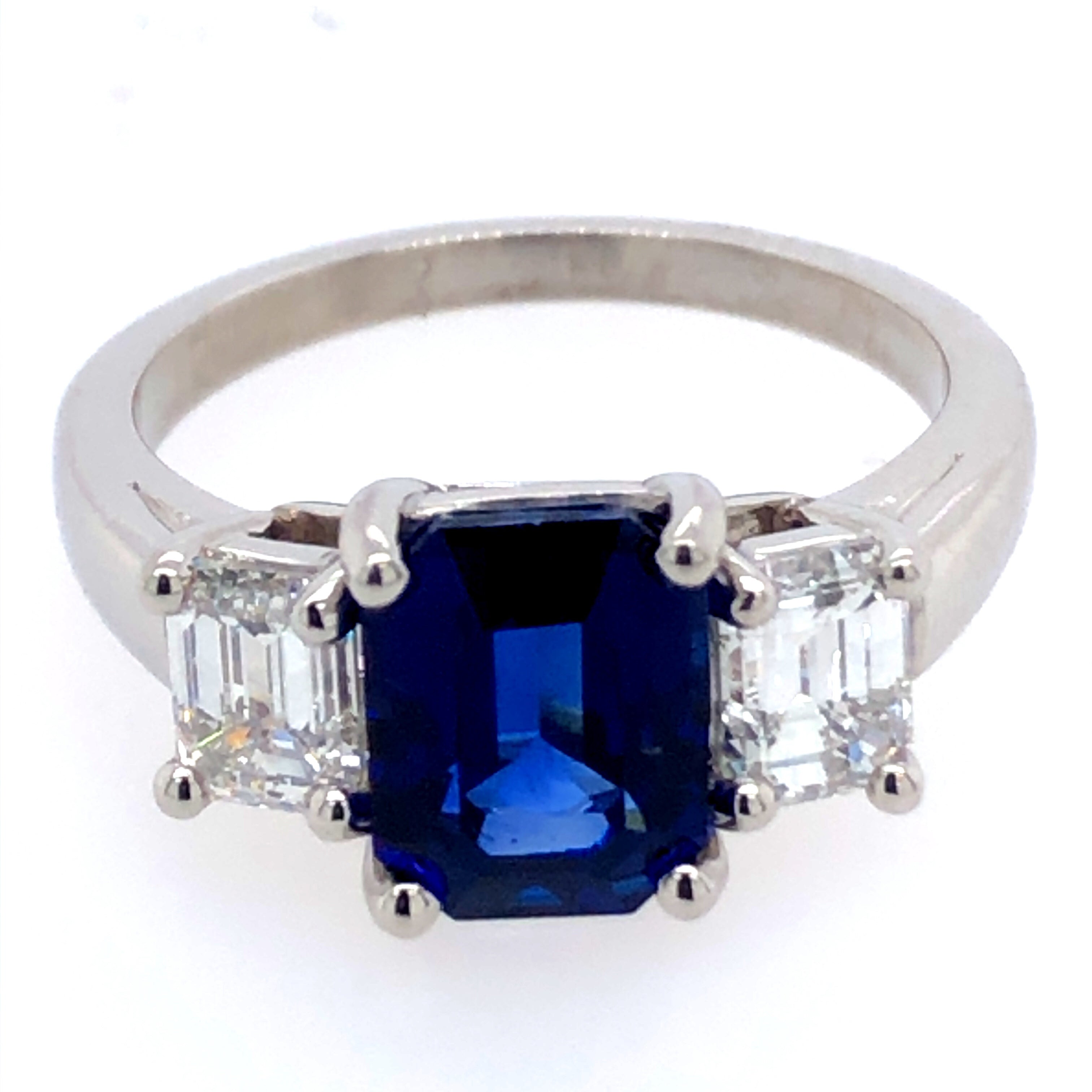 Classic Sapphire Ring - Colored Stone Rings - Womens