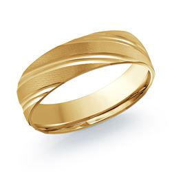 Etched Men's Wedding Ring - Men's Wedding Rings