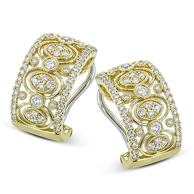 Huggie Diamond Earrings - Diamond Earrings