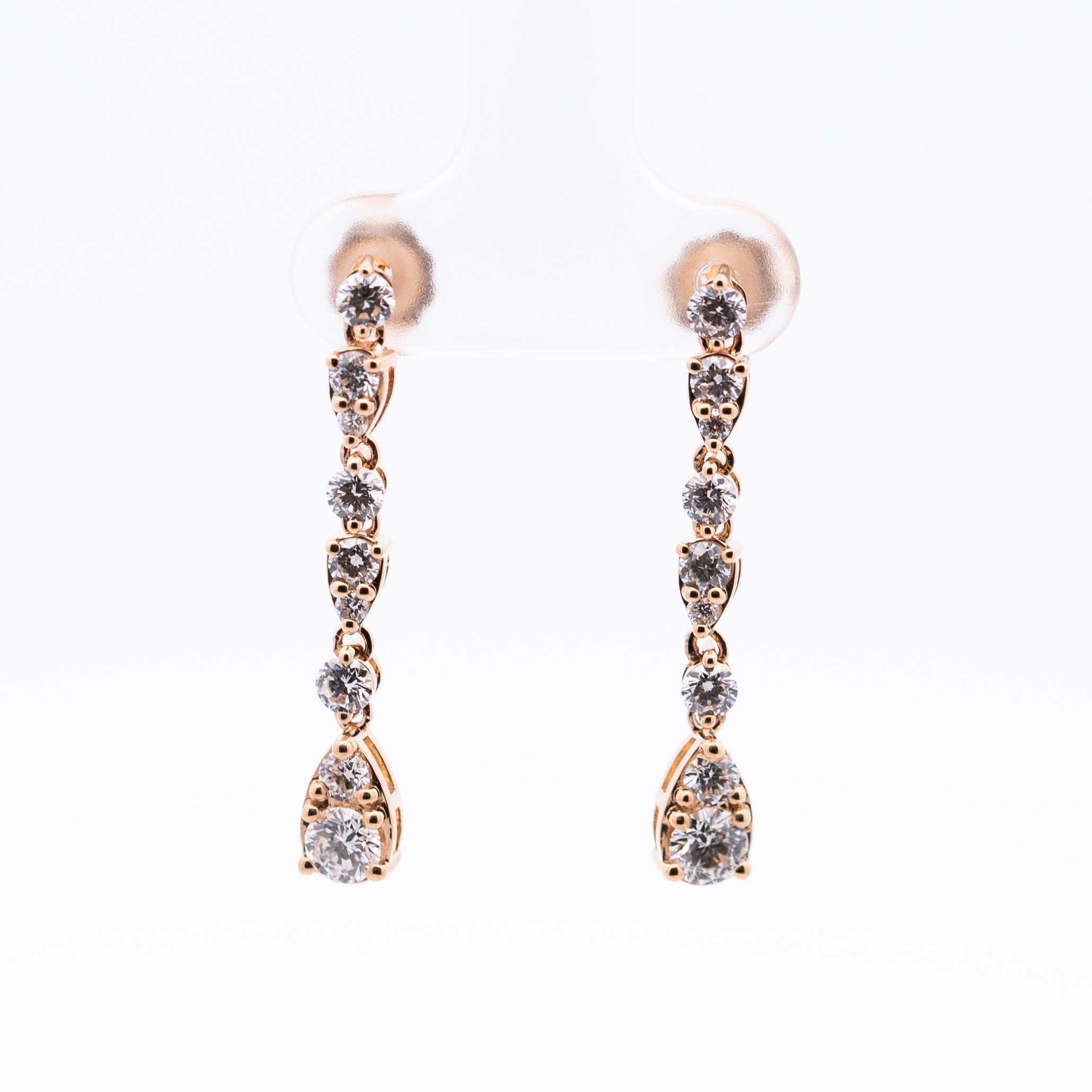 Dangle New Born Diamond Earrings - Diamond Earrings - New Born Created