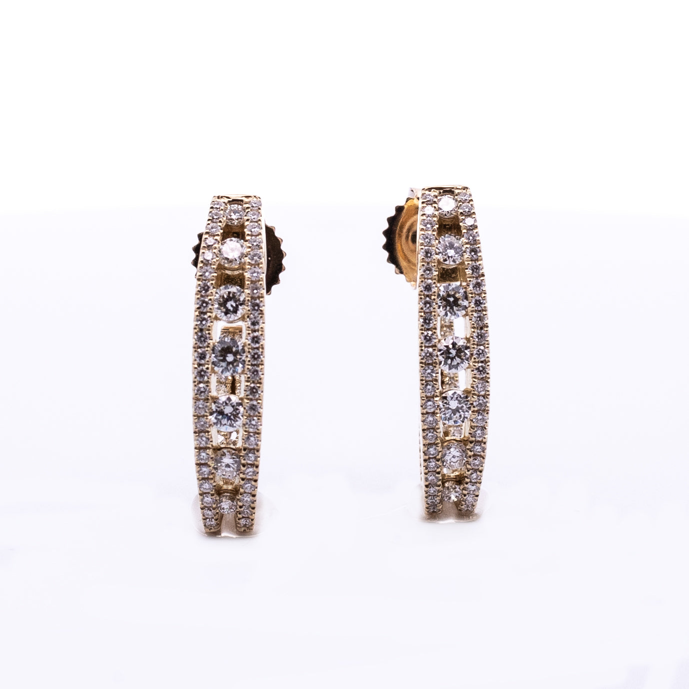 Drop Diamond Earrings - Diamond Earrings