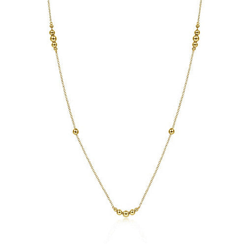 Style: Station Description: Necklace - Gold Necklaces