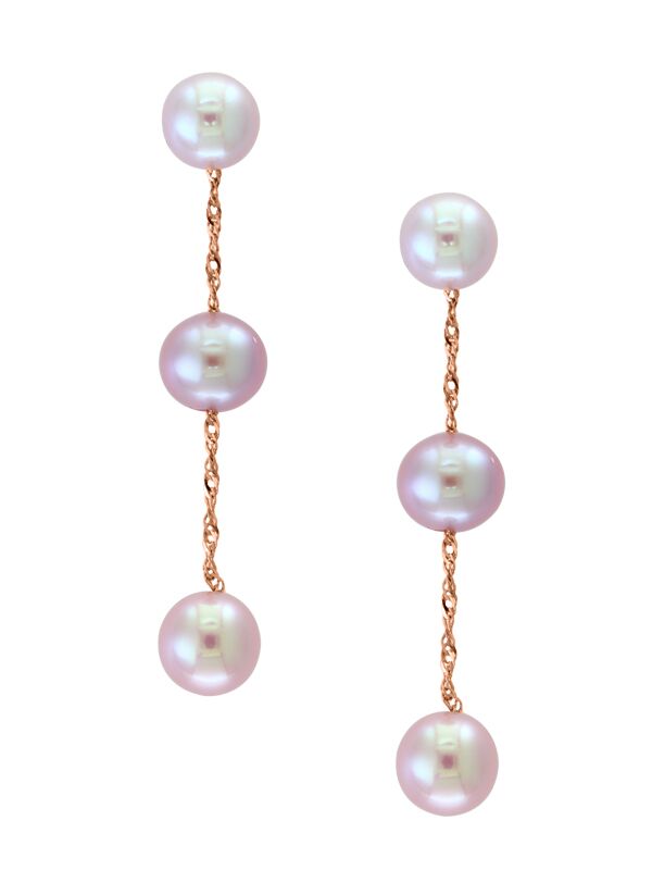 Dangle Pearl Earrings - Pearl Earrings