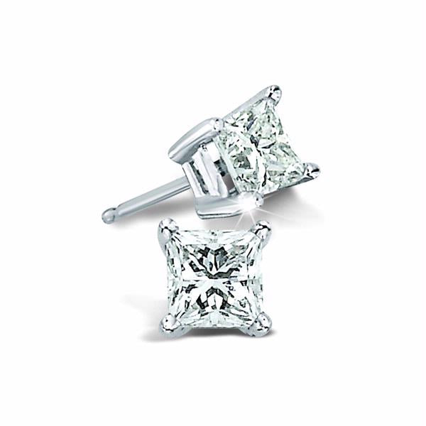 Classic Solitaire Diamond Studs - Diamond Fashion