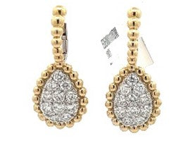 Drop Diamond Earrings - Diamond Fashion