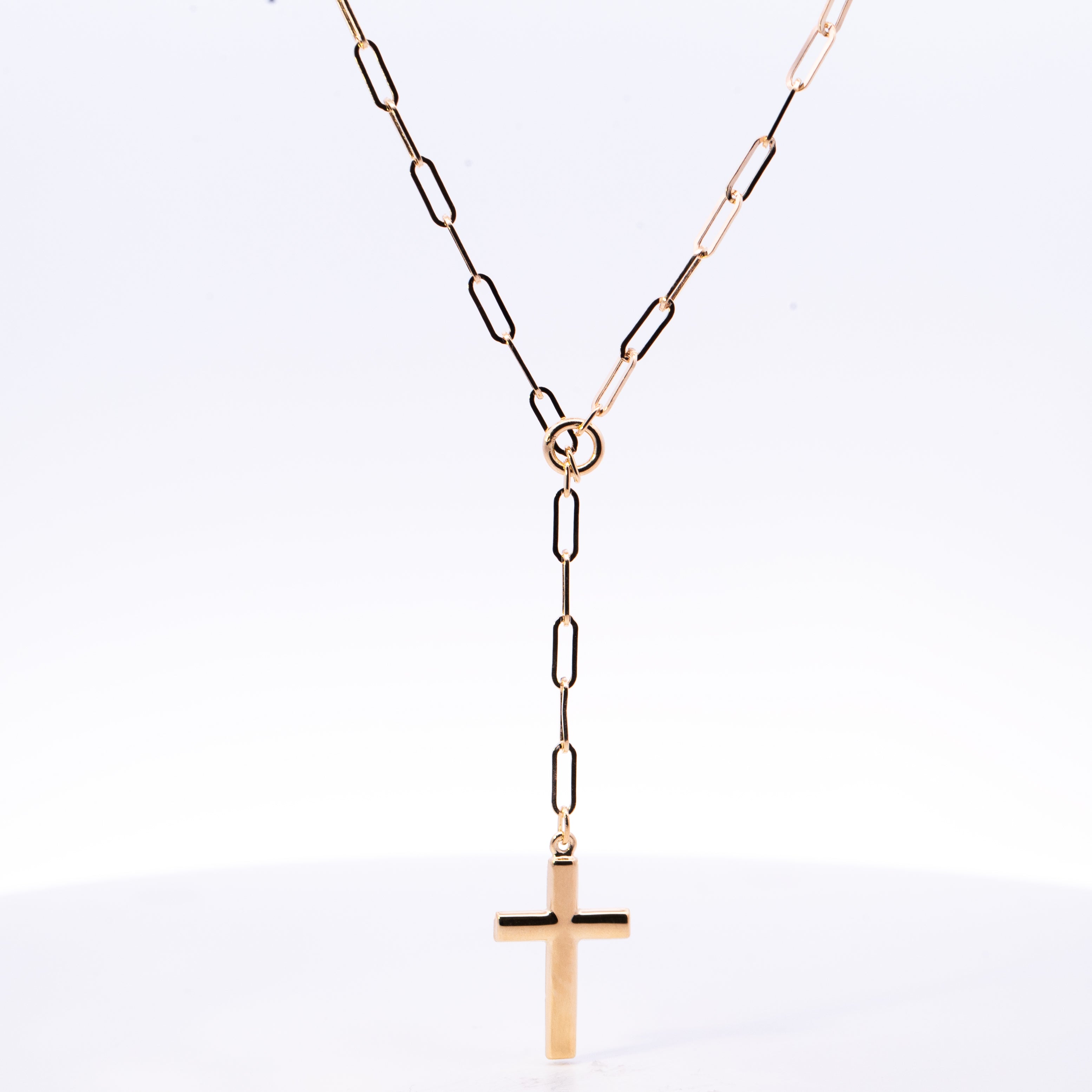 Cross Gold Necklace - Gold Necklaces