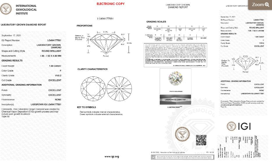 Lab Created Round New Born Diamond - Diamond- Loose New Born Created