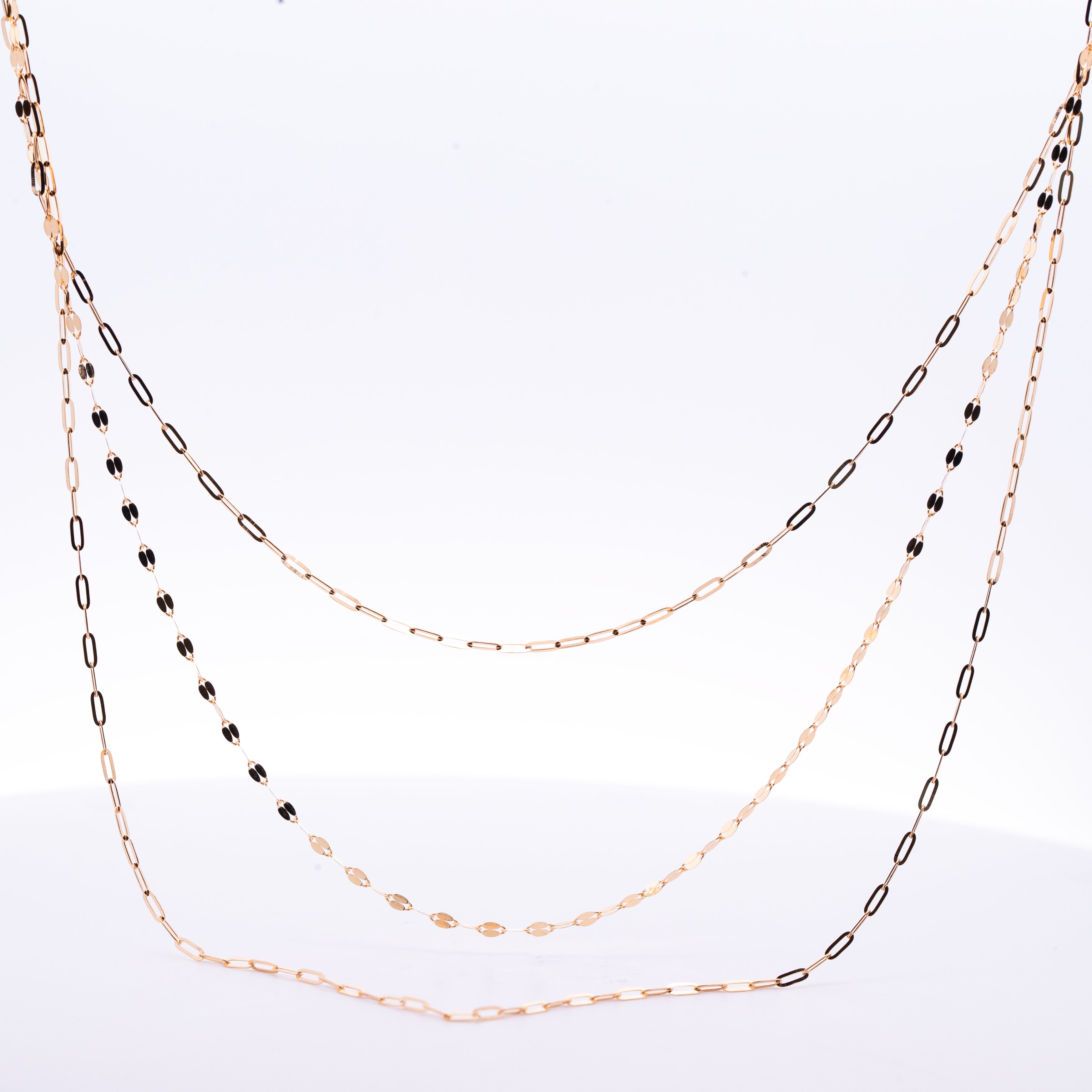 Multistrand Gold Necklace - Gold Necklaces