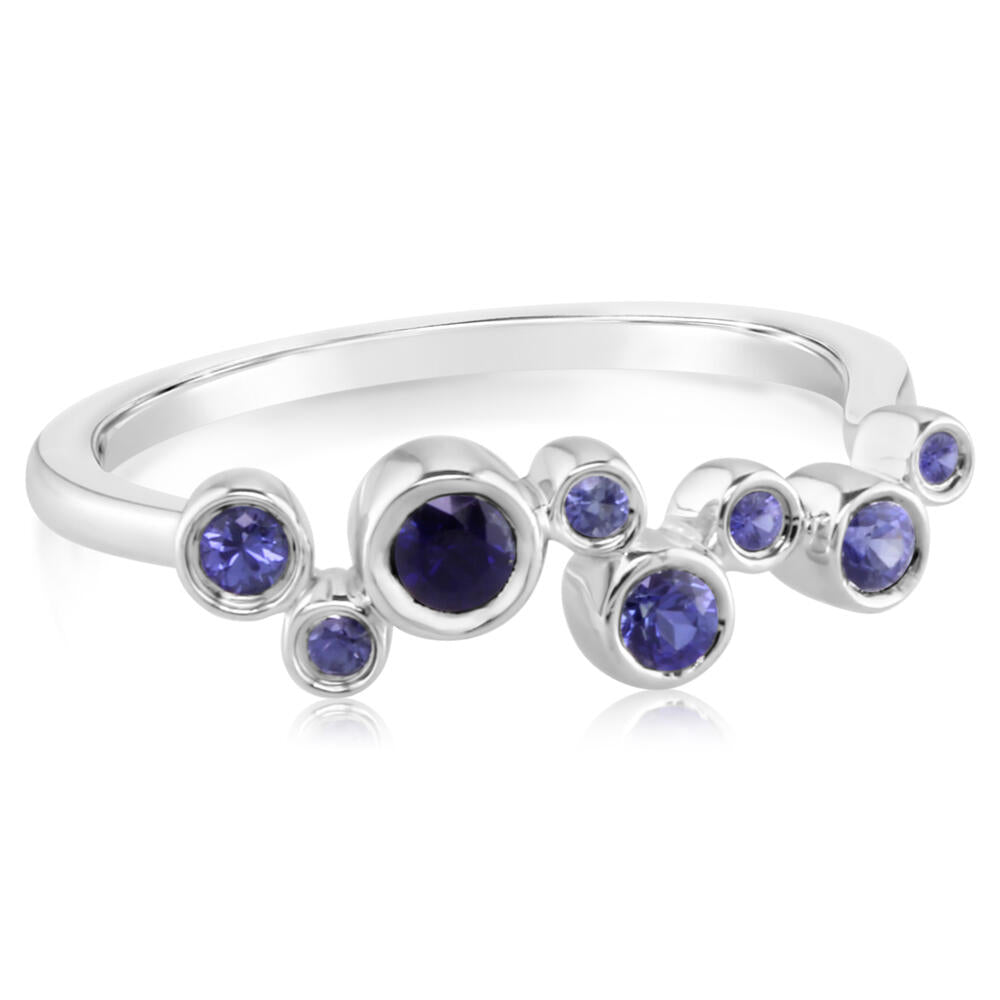 Inspired Sapphires Ring - Colored Stone Rings - Womens