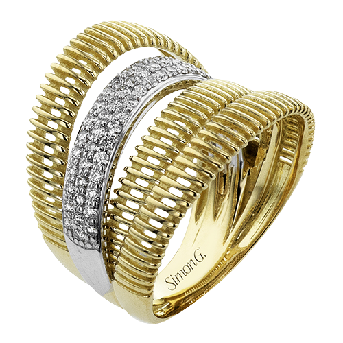 Entwined Diamond Fashion Ring - Diamond Fashion Rings - Womens