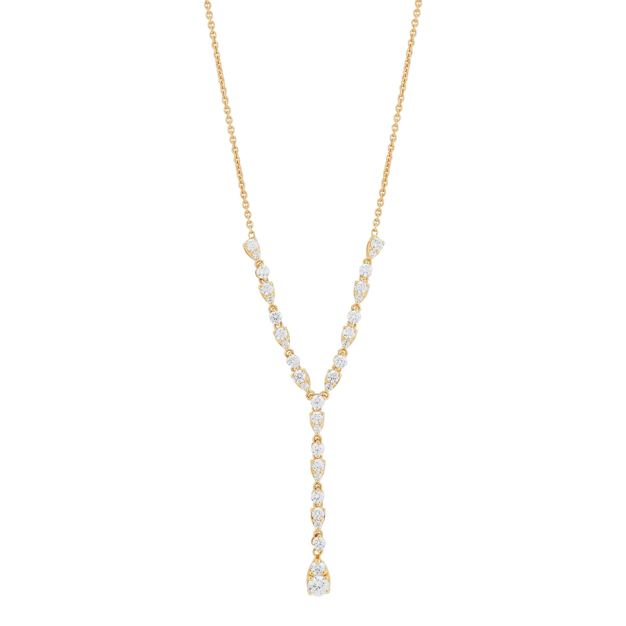 New Born Diamond Solitaire Necklace - Diamond Necklace - New Born Created