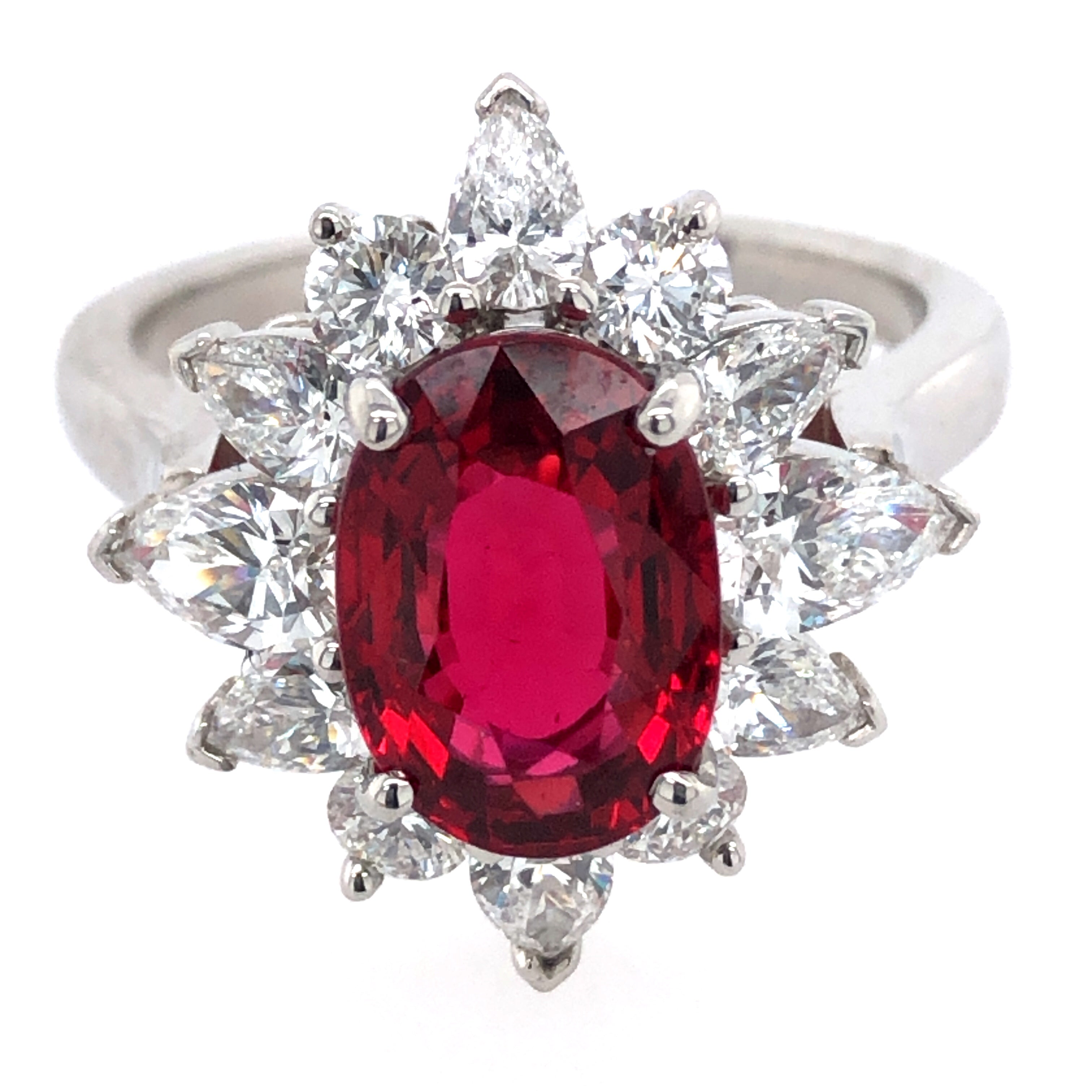 Radiant Spinel Ring - Colored Stone Rings - Womens