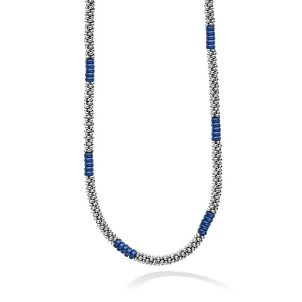 Beaded Silver Necklace - Sterling Silver Necklaces