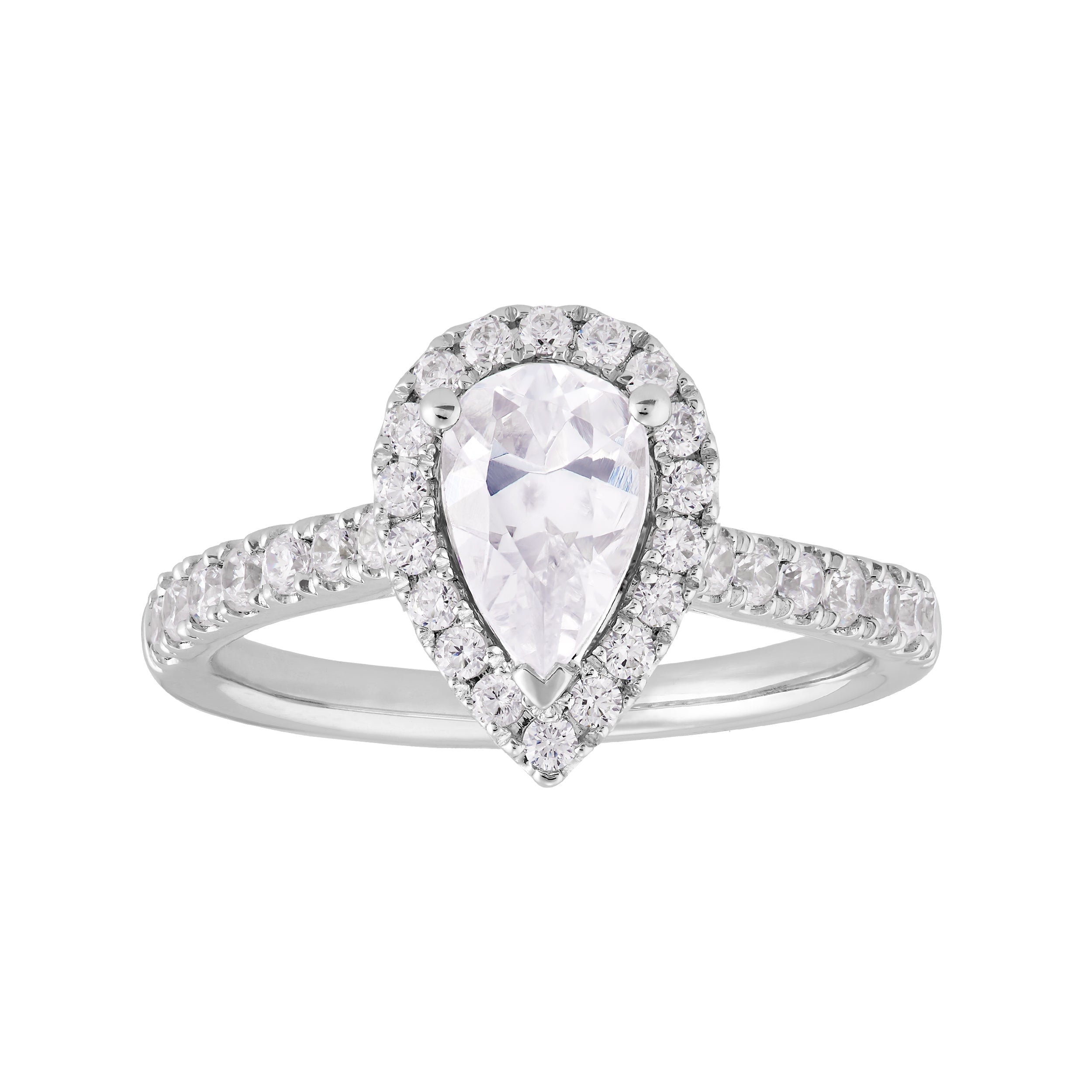 Halo Inspired New Born Engagement Ring - Diamond Engagement Rings - New Born Created