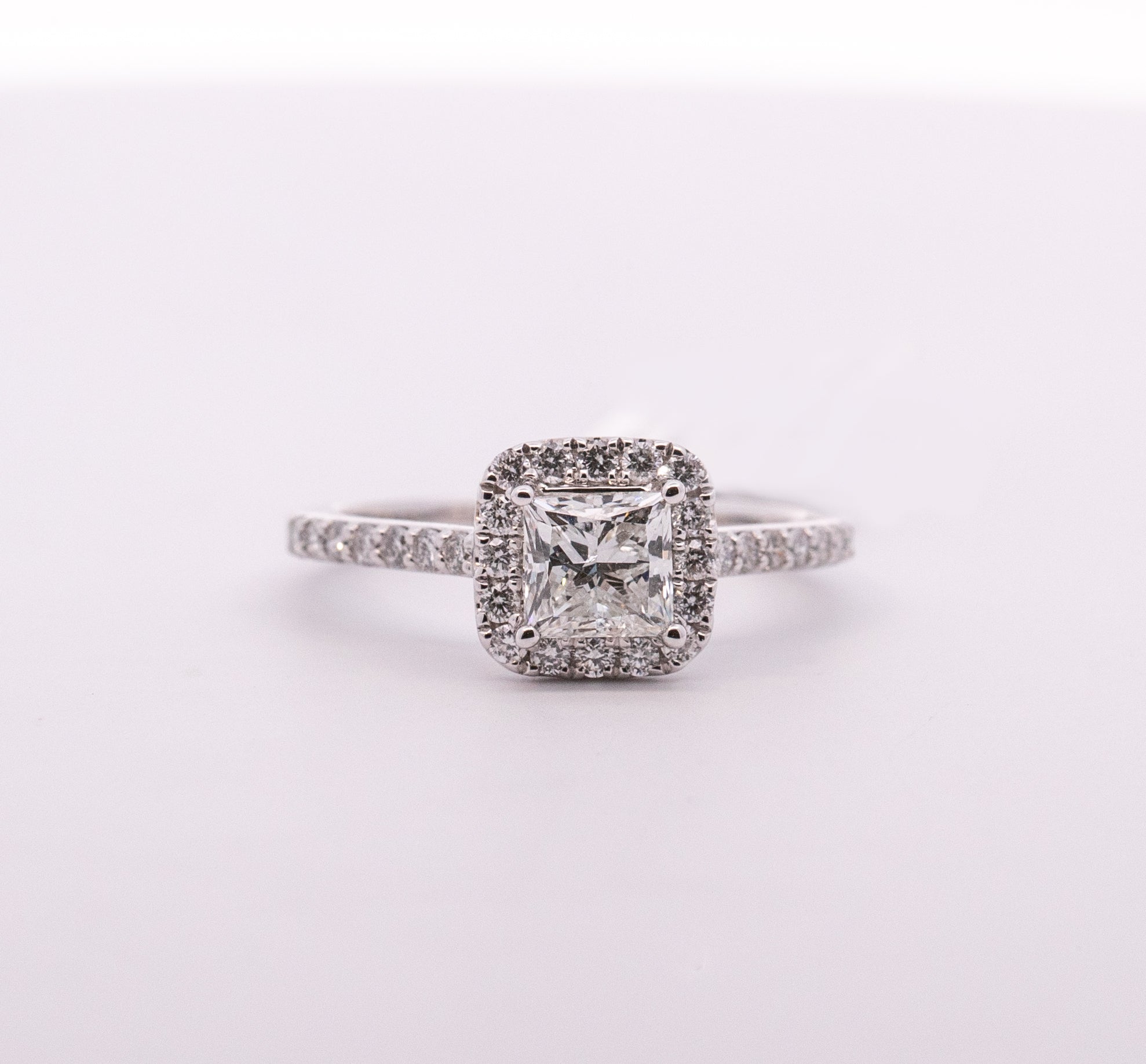 Halo Classic Engagement Ring - Diamond Engagement Rings
