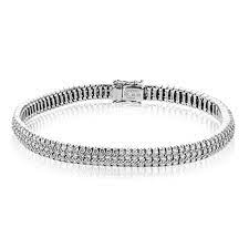 In Line Diamond Bracelet - Diamond Bracelets