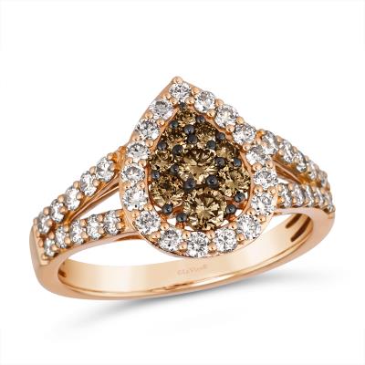 Cluster Diamond Fashion Ring - Diamond Fashion Rings - Womens