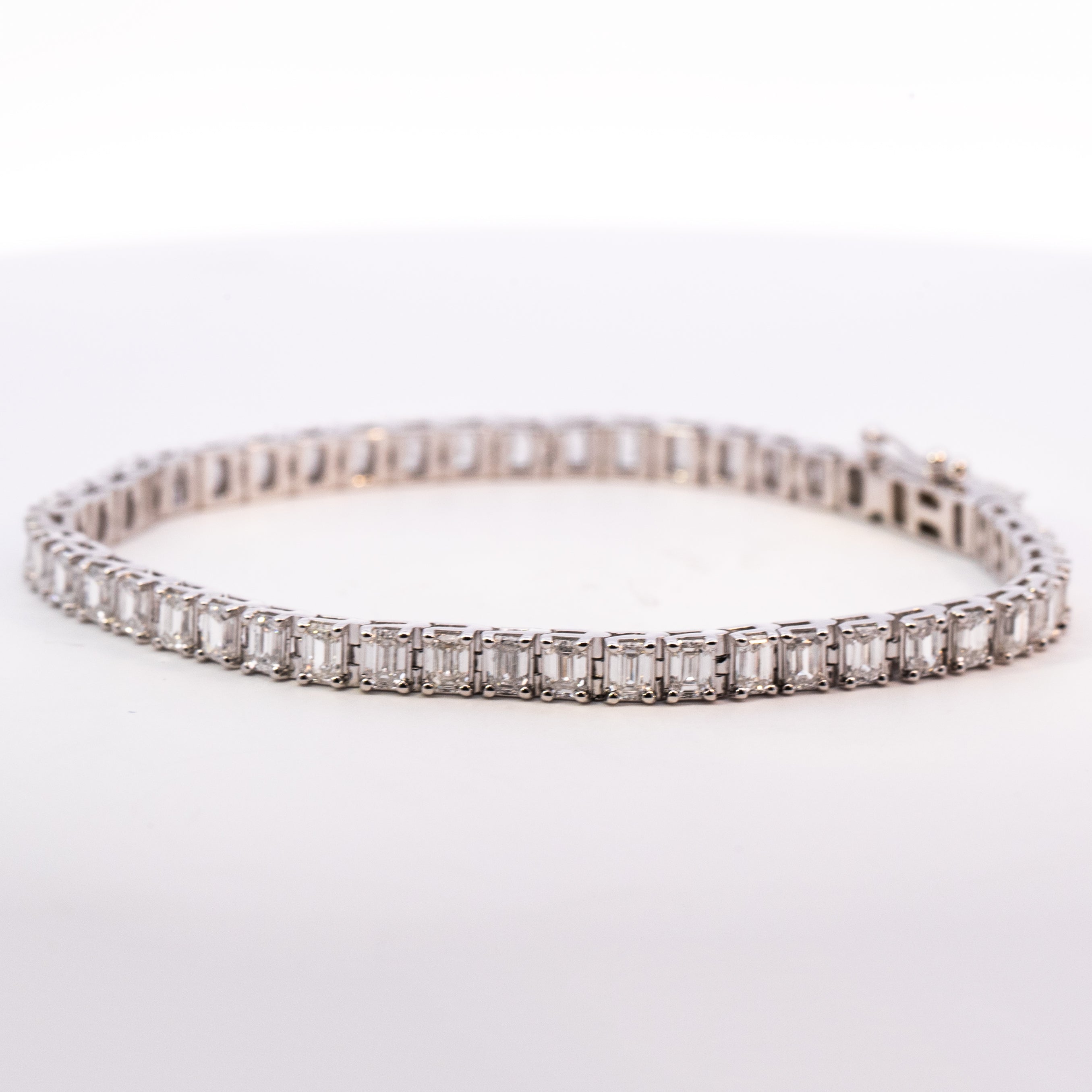 In Line Diamond Bracelet - Diamond Bracelets