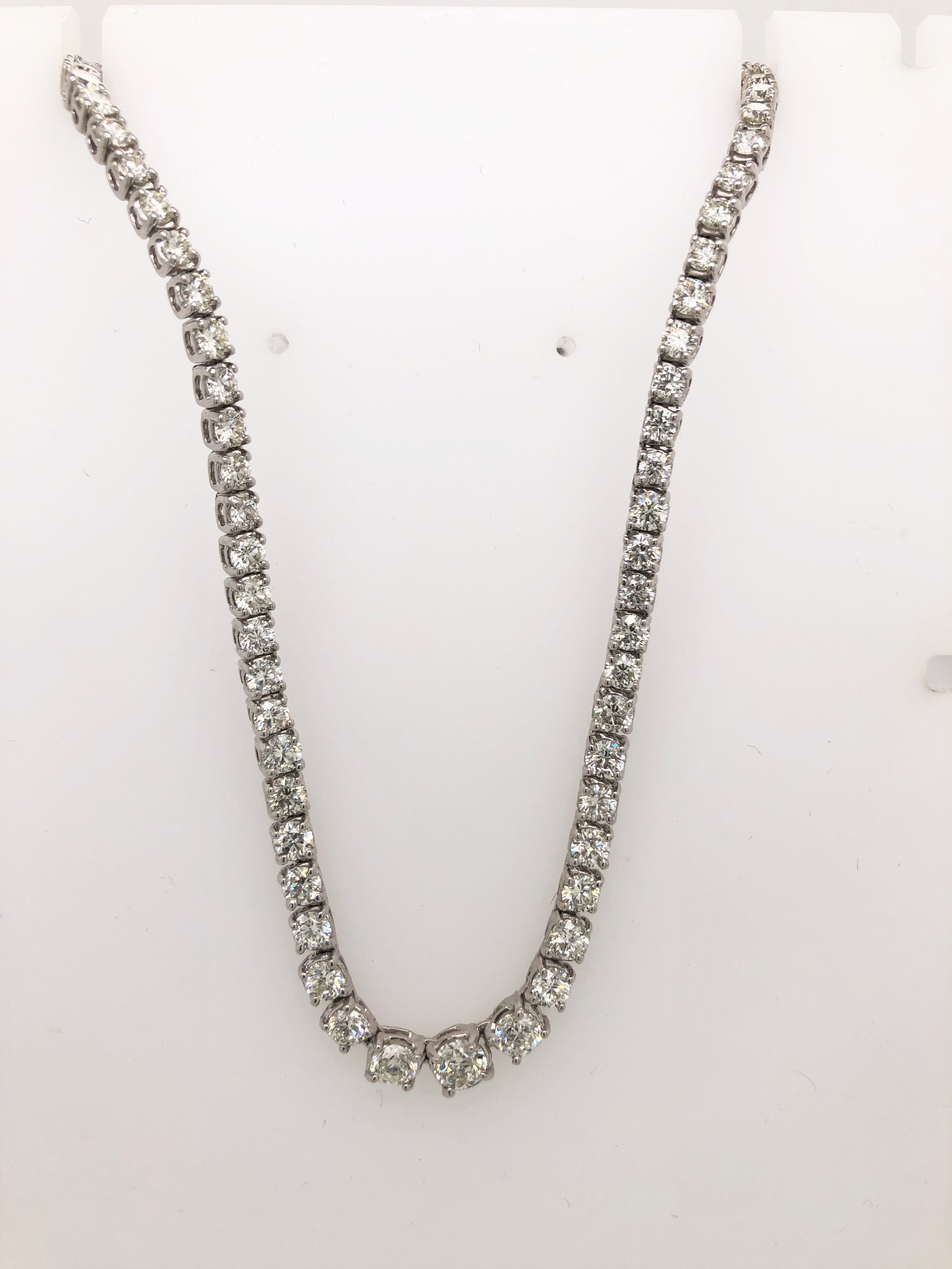 AN ANTIQUE DIAMOND RIVIÉRE | Jewelry, necklace | Christie's | Diamond  jewelry necklace, Diamond, Beautiful diamond necklace