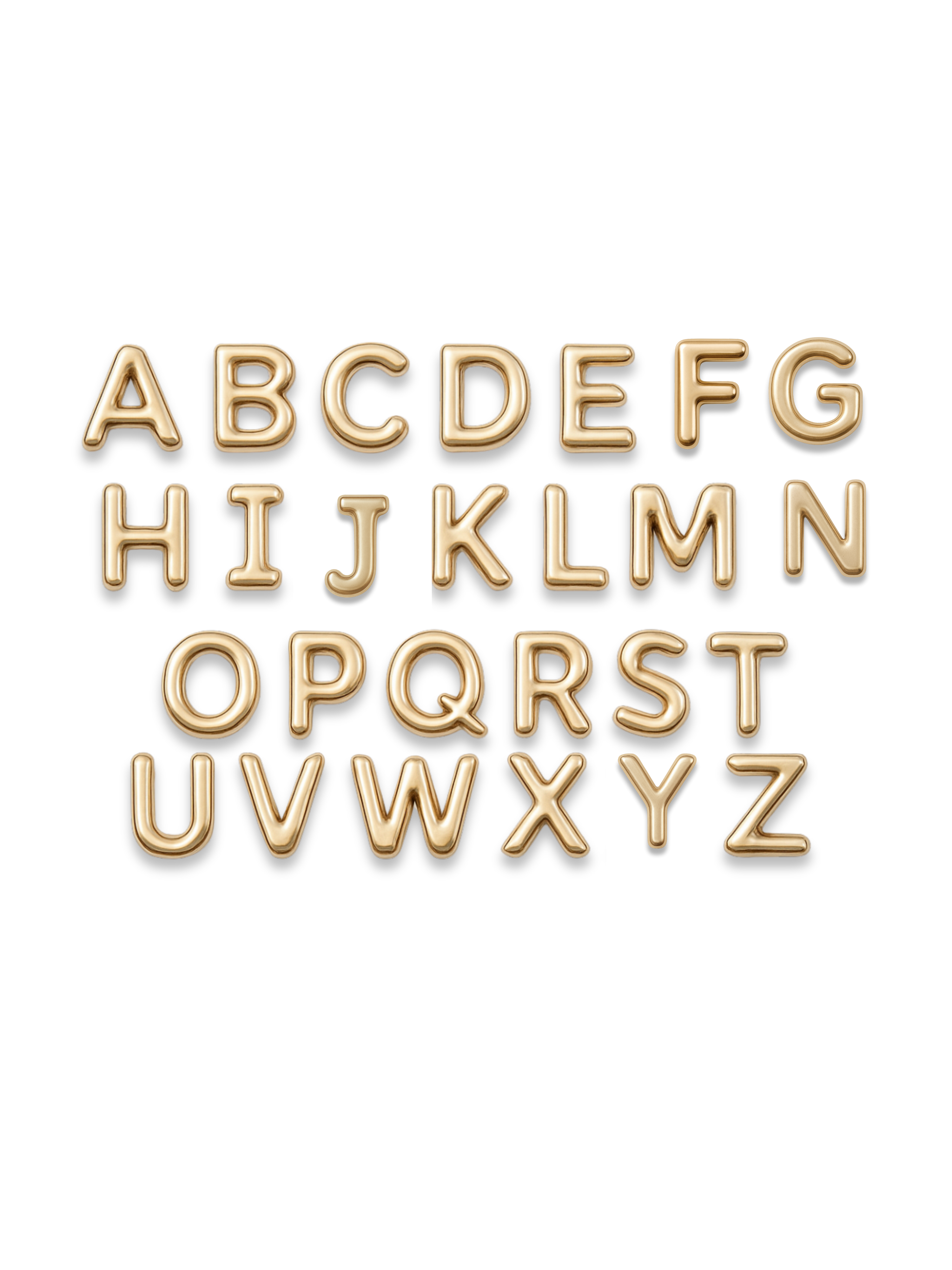 Kinsey Designs 'M' Letter Slide Charm, Gold Filled - Alter Metal