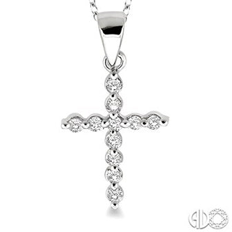 Cross Diamond Necklace - Diamond Necklaces