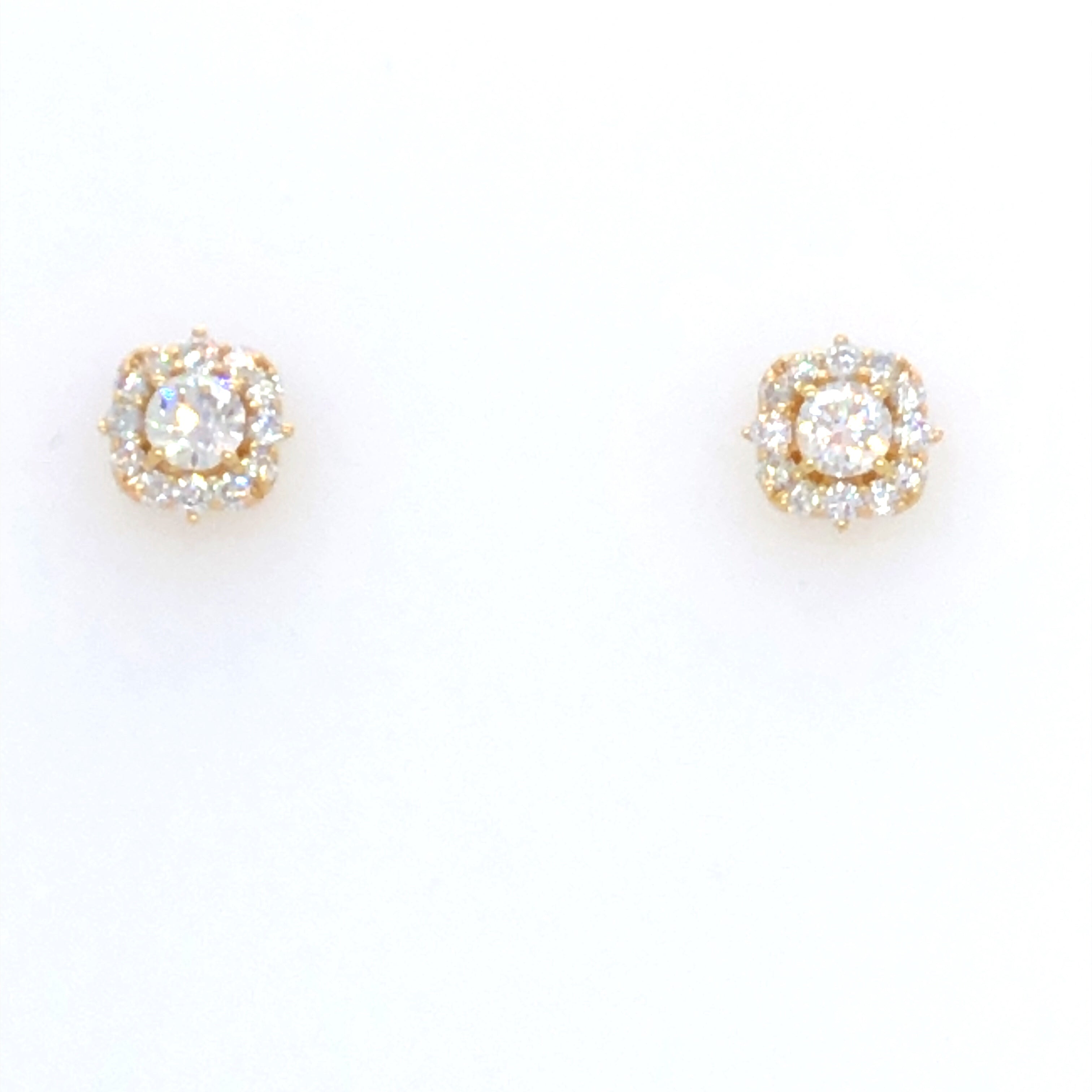 Stud New Born Diamond Earrings - Diamond Earrings - New Born Created