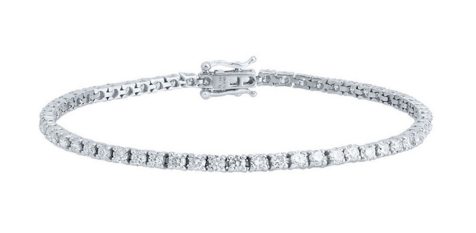 Style: In Line Description: Diamond Bracelets Diamonds - Diamond Bracelets - New Born Created