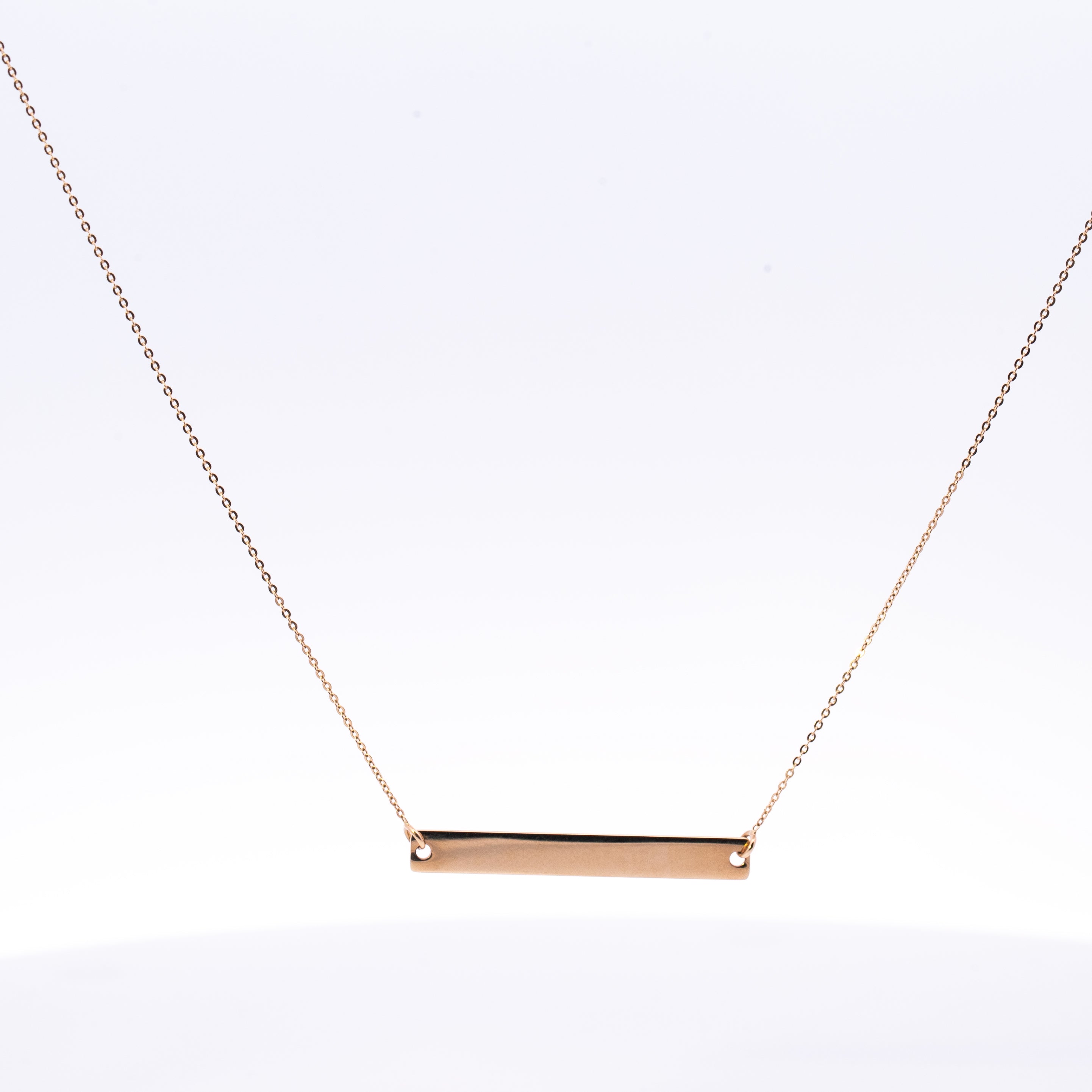 Station Gold Necklace - Gold Necklaces
