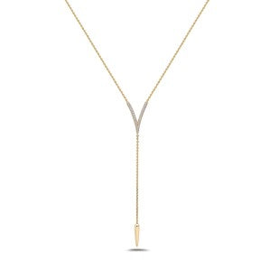 Lariat Diamond Necklace - Diamond Necklaces