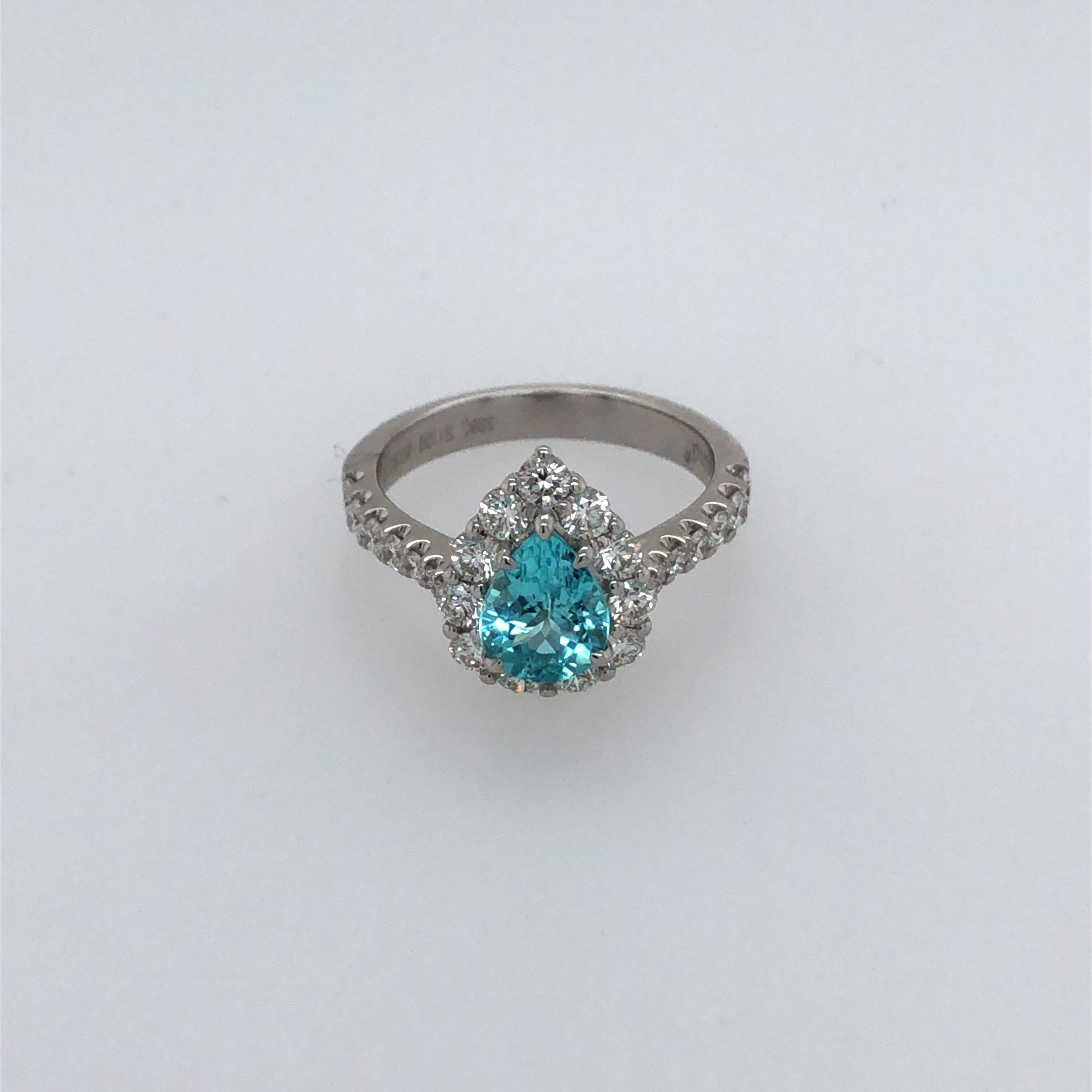 Classic Diamond Ring - Colored Stone Rings - Womens