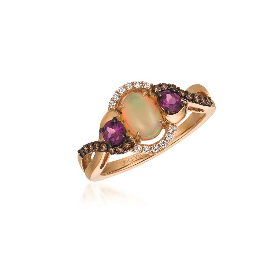 Entwined Diamonds Ring - Colored Stone Rings - Womens