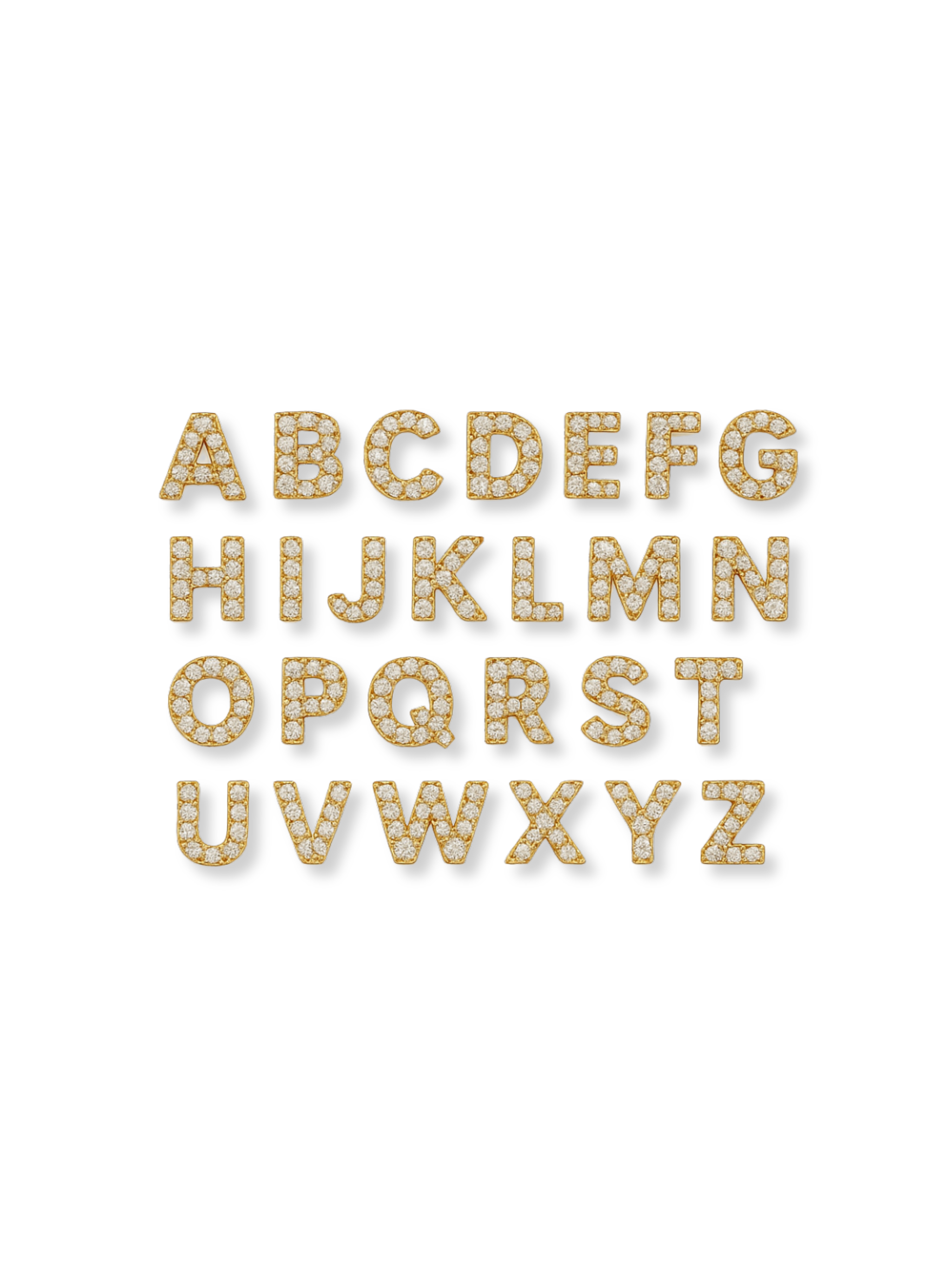Kinsey Designs Letter R Lux Slide Charm, Gold Filled - Alter Metal